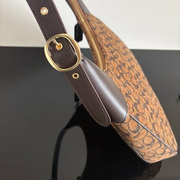 COACH Women's Fabric Leather Shoulder Bag, size 37*21*7 cm - Picture 6 of 8